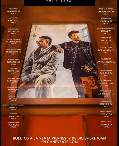 ROMEO SANTOS & PRINCE ROYCE revelan las primeras fechas de su gira conjunta MEJOR TARDE QUE NUNCA TOUR 2026