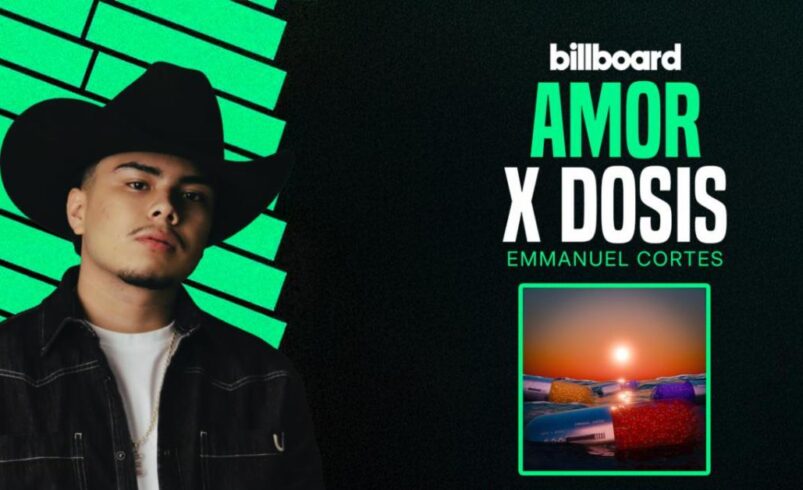 EL NUEVO ÁLBUM DE EMMANUEL CORTES, AMOR X DOSIS, DEBUTA EN BILLBOARD